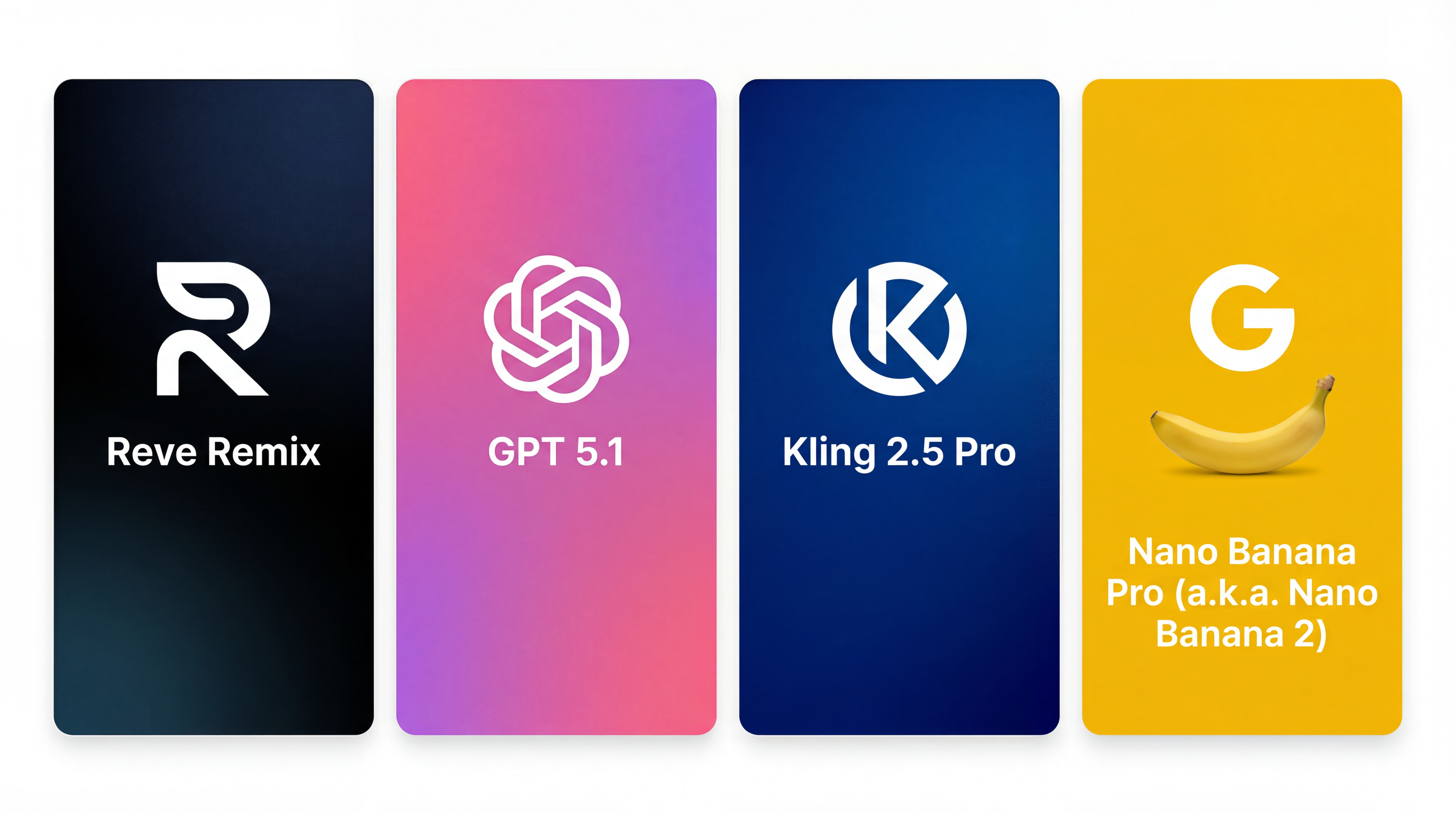 Grok 4.1 Fast, Nano Banana Pro, Reve Remix, Kling 2.5 Pro и GPT-5.1